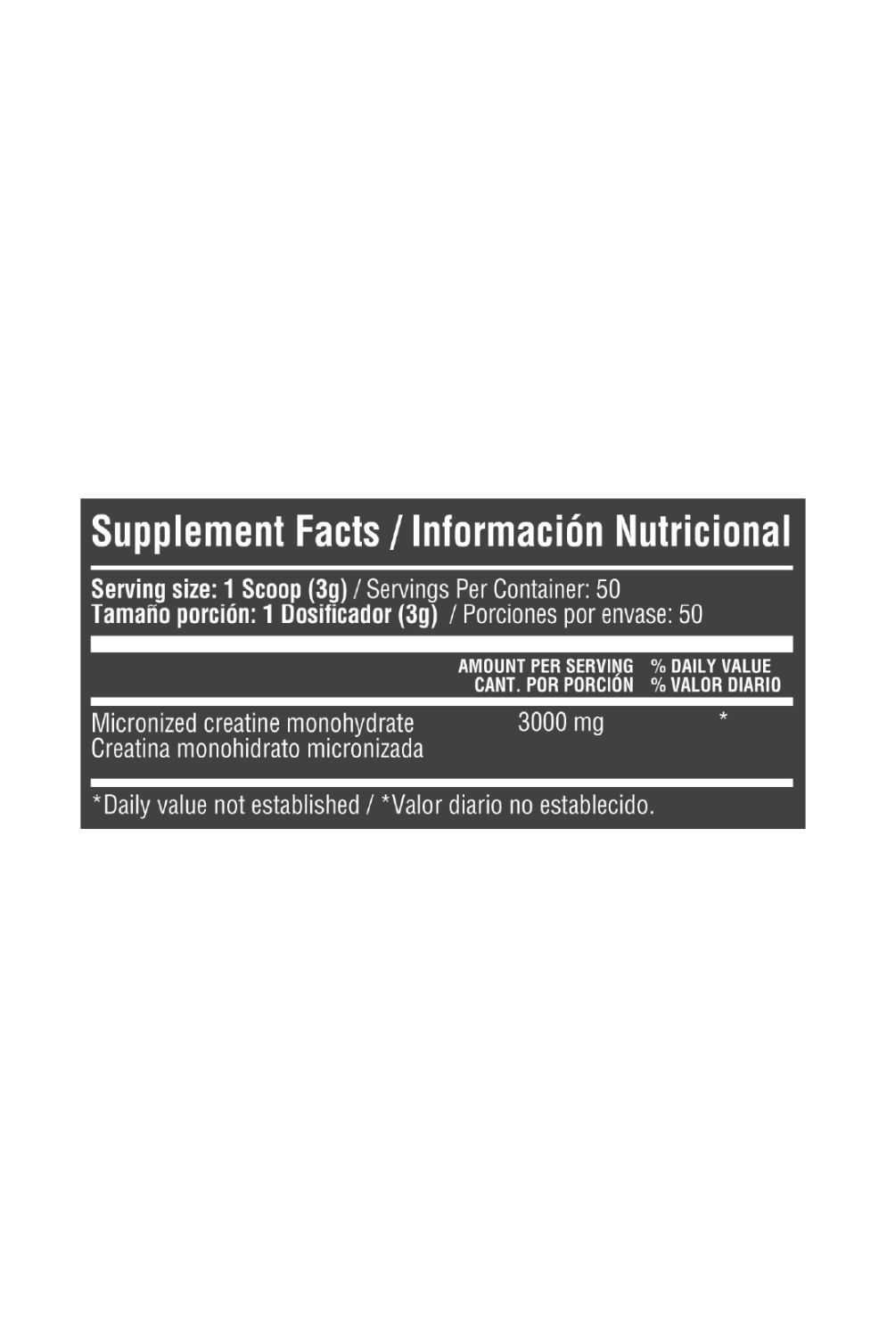 CREATINA MONOHIDRATADA 300 GR 50 SERVICIOS - Imagen 2