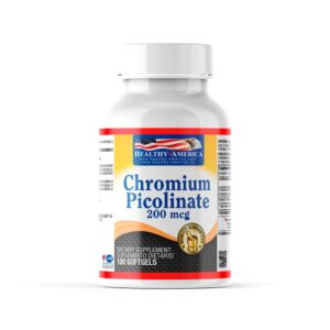 PICOLINATO DE CROMO 200 MCG 100 CAPSULAS