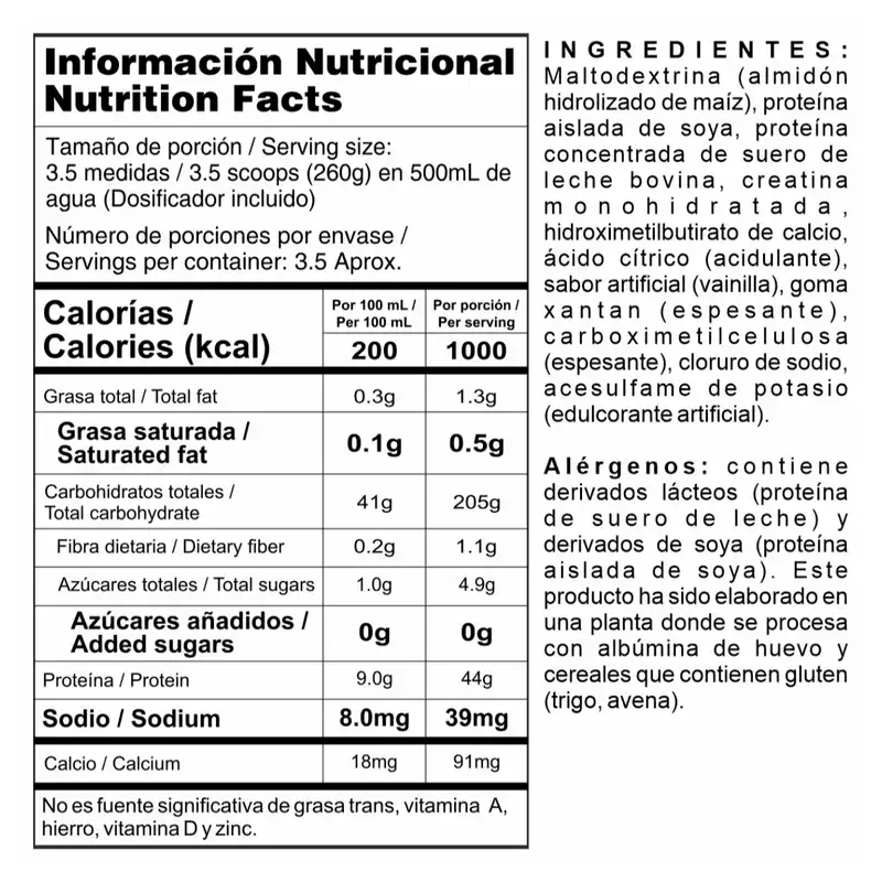 CREATINA MEGAPLEX POWER 2 LIBRAS - Imagen 2